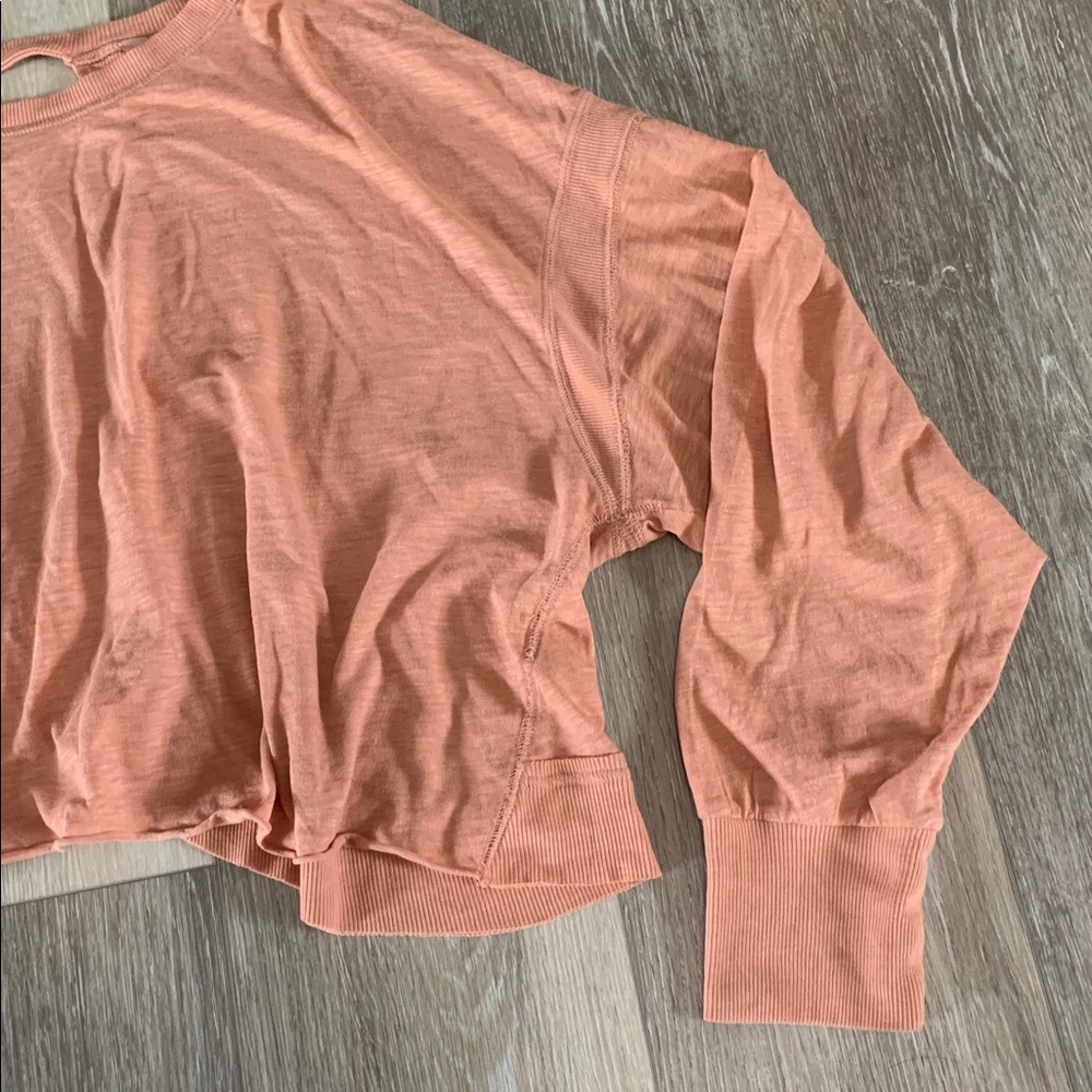 FP MOVEMENT My Time Layer Long Sleeve Petal Dusty Rose Pink Taupe NWT - Picture 5 of 8